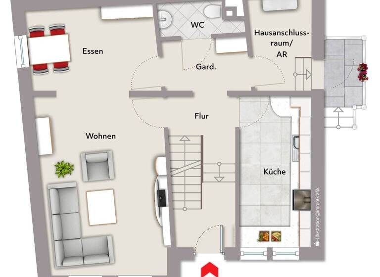 Einfamilienhaus zum Kauf 210.000 € 4 Zimmer 102 m² 91 m² Grundstück Rheda Rheda-Wiedenbrück 33378