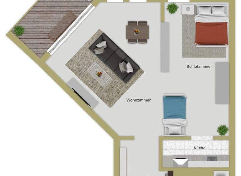 Studio zum Kauf 178.000 € 1 Zimmer 52 m² 6. Geschoss Oststadt Ulm 89073