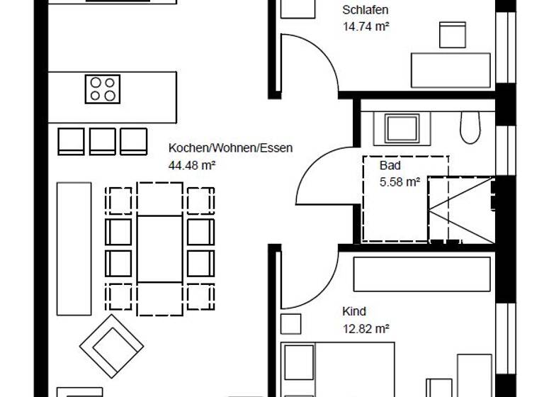 Studio zum Kauf - Erstbezug provisionsfrei 399.500 € 4 Zimmer 107,9 m² 1. Geschoss Innenstadt Neunkirchen 66538