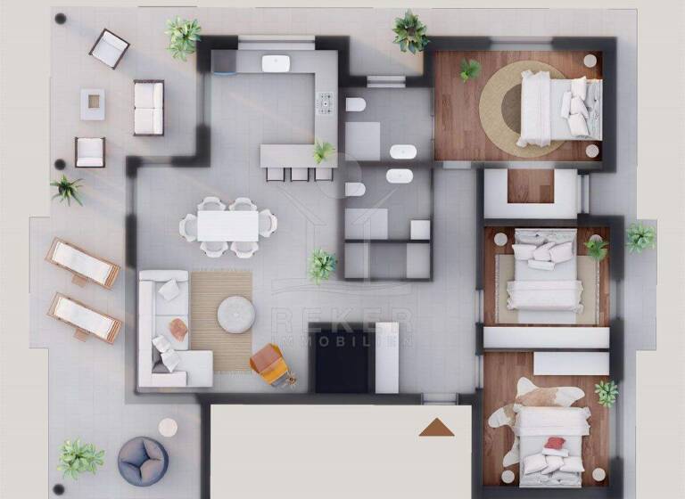 Penthouse zum Kauf - Erstbezug 545.000 € 4 Zimmer 121,8 m² 2. Geschoss Vir 23234