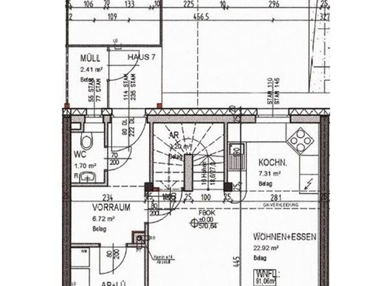 Reihenmittelhaus zur Miete 957 € 91,1 m² Franz Grießer Str. 35 Heidenreichstein 3860