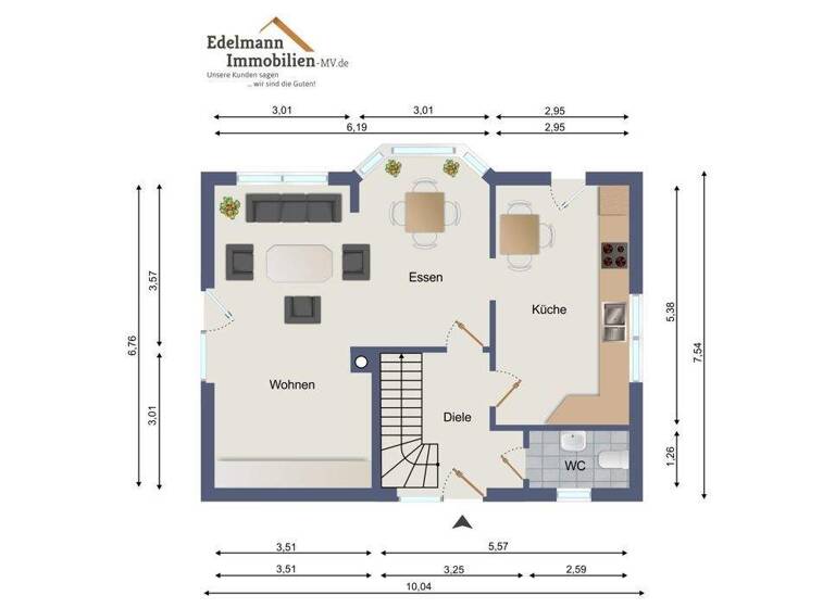 Einfamilienhaus zum Kauf provisionsfrei 399.900 € 4 Zimmer 101 m² 800 m² Grundstück Fienstorf 18184