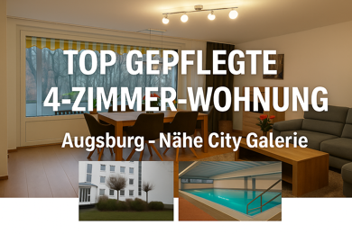 Wohnung zum Kauf 442.000 € 4 Zimmer 114,1 m² frei ab sofort Schwibbogenpl. 2C Jakobervorstadt - Nord Augsburg 86153
