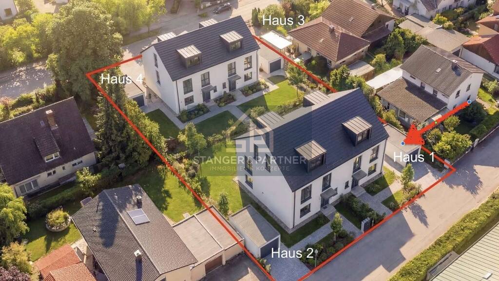 Doppelhaushälfte zum Kauf 1.099.270 € 6 Zimmer 136 m² 308 m² Grundstück Unterpfaffenhofen Germering 82110