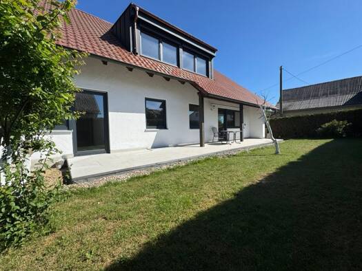 Terrassenwohnung zur Miete 1.190 € 5 Zimmer 135 m² Geschoss EG/2 frei ab sofort Hollenbach Ehekirchen 86676