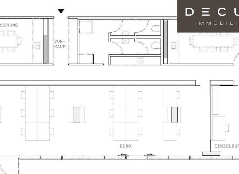 Büro zur Miete 20 € teilbar ab 148,6 m² Wien 1220