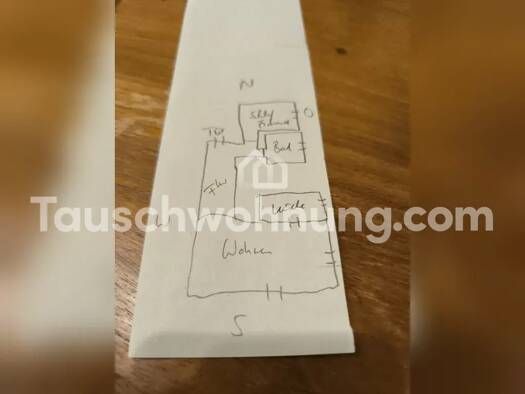 Wohnung zur Miete Tauschwohnung 500 € 1,5 Zimmer 36 m² 1. Geschoss Hamburg 22307