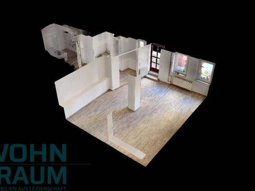 Wohnung zur Miete 350 € 1 Zimmer 50 m² 1. Geschoss Große Brunnenstraße 61 Giebichenstein Halle 06114