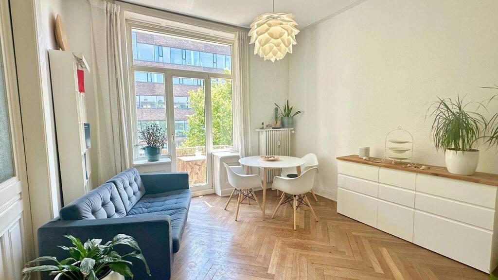 Wohnung zur Miete Wohnen auf Zeit 1.850 € 2 Zimmer 48 m² frei ab 02.06.2026 Eimsbüttel Hamburg 20144