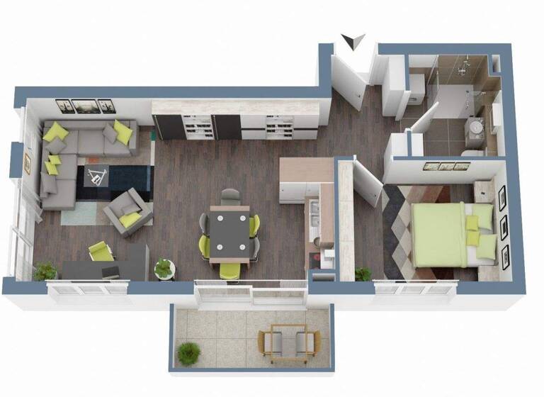 Wohnung zum Kauf - Erstbezug 264.362 € 2 Zimmer 57,5 m² 4. Geschoss Fürstenwalde 15517