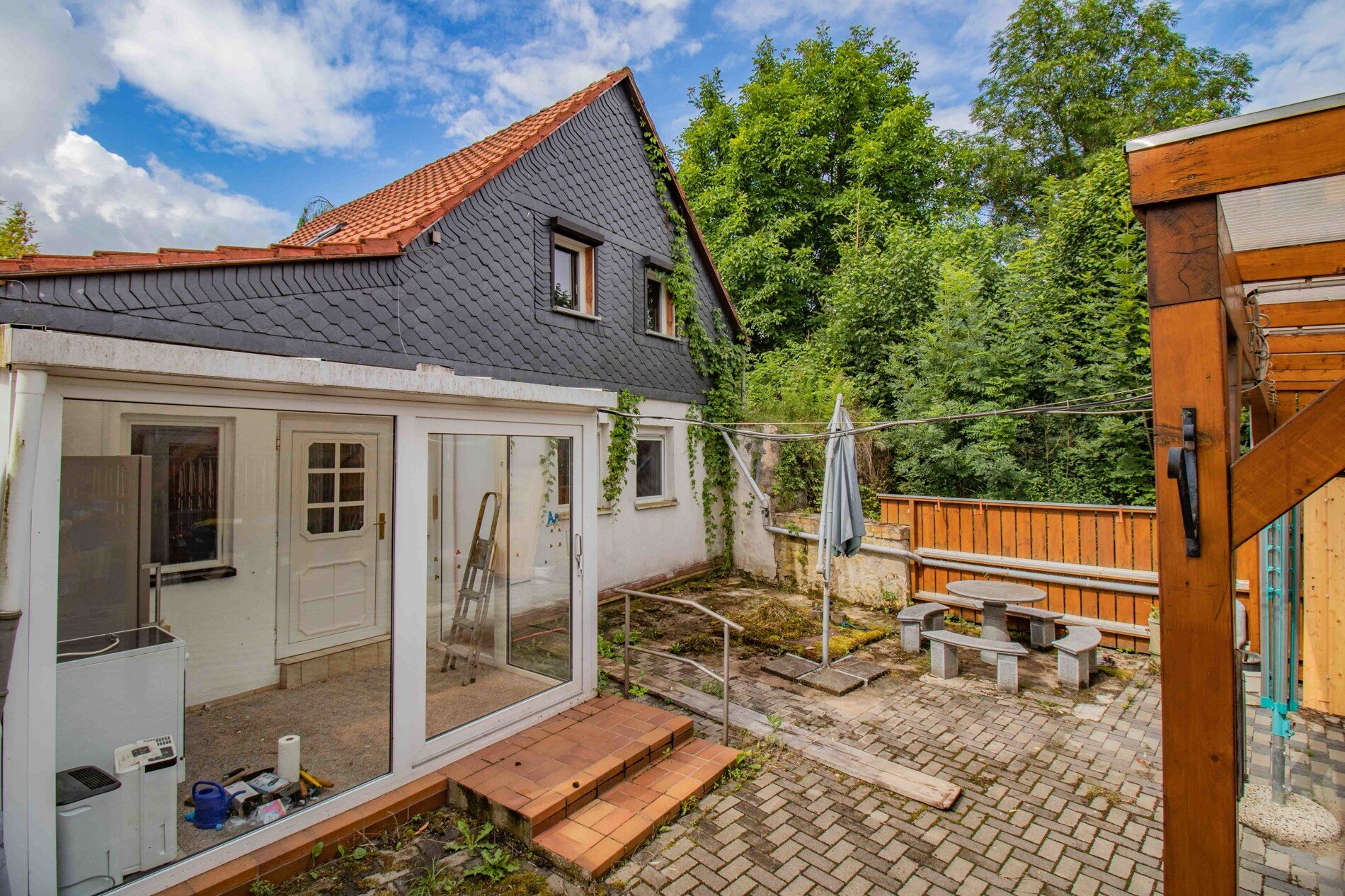 Einfamilienhaus zum Kauf 98.000 € 3 Zimmer 96 m²<br/>Wohnfläche 296 m²<br/>Grundstück Lehmgrube 26A Kromsdorf Ilmtal Weinstraße 99510