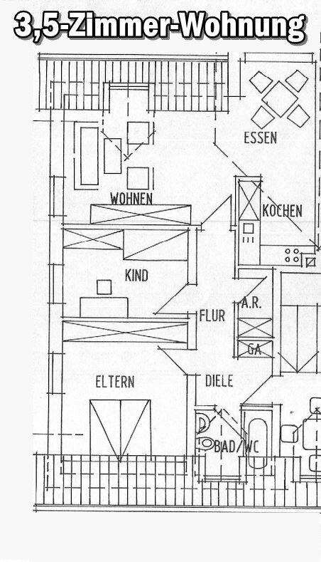 Wohnung zur Miete 480 € 3,5 Zimmer 69 m²<br/>Wohnfläche 2.<br/>Geschoss Zengerstraße 32 Altenschwand Bodenwöhr 92439