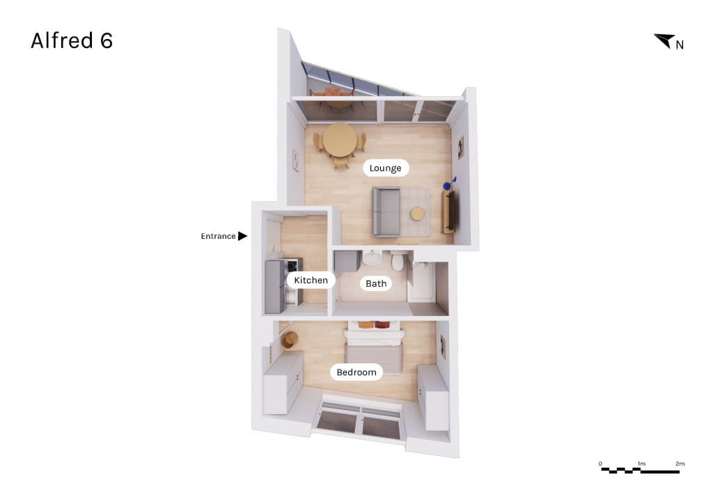 Wohnung zur Miete Wohnen auf Zeit 1.828 € 2 Zimmer 43 m²<br/>Wohnfläche 01.03.2025<br/>Verfügbarkeit Vereinsstraße Eimsbüttel Hamburg 20357