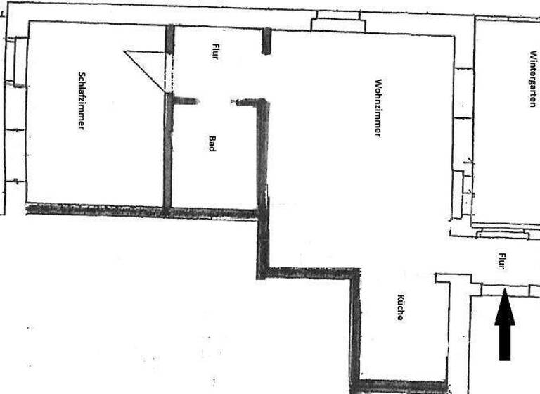 Wohnung zur Miete 469 € 2 Zimmer 59 m² EG frei ab 01.06.2026 Beethovenstraße 25 Debschwitz Gera 07548