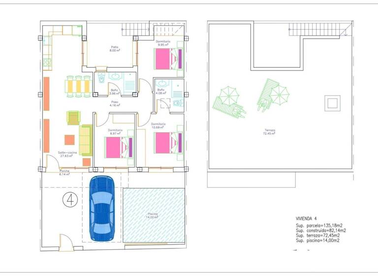 Sonstiges zum Kauf provisionsfrei 279.900 € 3 Zimmer 82 m² 135 m² Grundstück Avileses