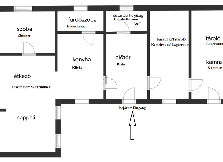 Haus zum Kauf provisionsfrei 78.500 € 4 Zimmer 95 m² 1.998 m² Grundstück Mesztegnyo