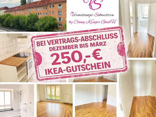 Wohnung zur Miete 380 € 2 Zimmer 65,3 m² 2. Geschoss Carl-von-Ossietzky-Straße 2 Lutherviertel Chemnitz 09126