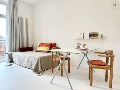 Wohnung zur Miete Wohnen auf Zeit 850 € 1 Zimmer 33 m² frei ab 01.10.2025 Südvorstadt Leipzig 04275