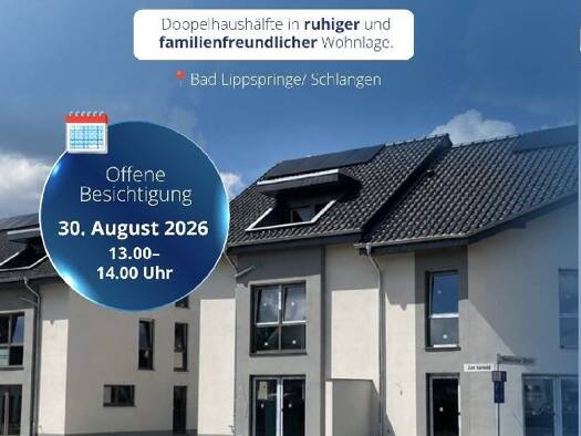 Doppelhaushälfte zum Kauf - Erstbezug provisionsfrei 509.900 € 6 Zimmer 160,2 m² Zum Kurwald 2 Schlangen Schlangen 33189