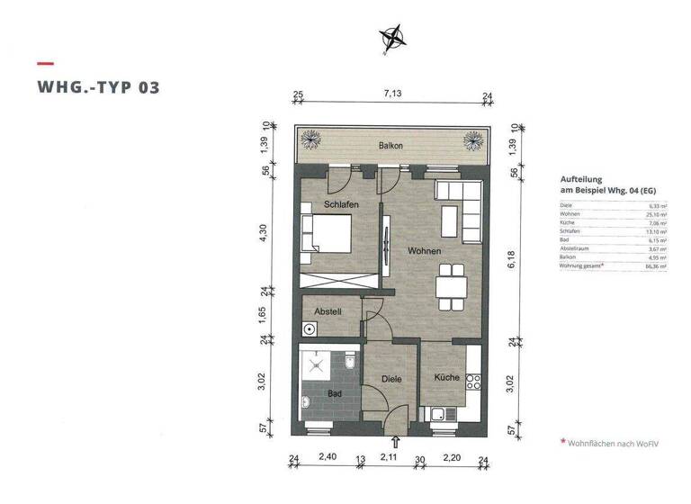 Wohnung zur Miete 962 € 2 Zimmer 66,4 m² 4. Geschoss Schneringer Str. 27 Rüthen 59602