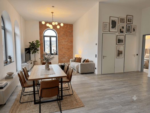 Loft zur Miete 920 € 2 Zimmer 84 m² 3. Geschoss Naußlitz Ortsamtsbereich Cotta 01187