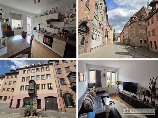 Wohnung zur Miete 710 € 2 Zimmer 60 m² frei ab 01.10.2026 Füll 14 Sebald Altstadt und engere Innenstadt 90403