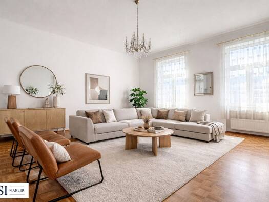 Wohnung zum Kauf 529.000 € 3 Zimmer 104,5 m² 3. Geschoss Linke Wienzeile 156 Mariahilf 1060