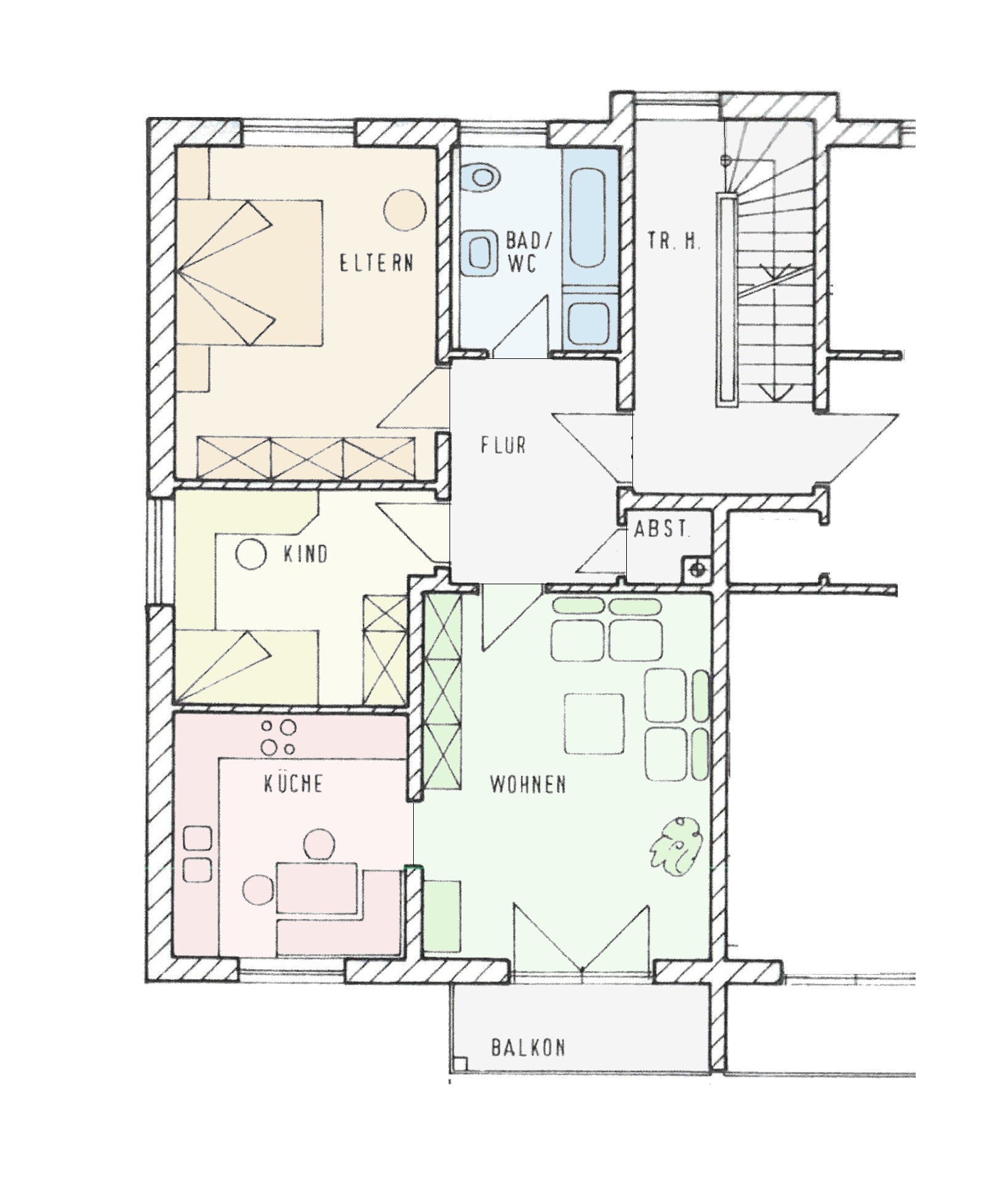 Wohnung zur Miete 775 € 3 Zimmer 71 m²<br/>Wohnfläche 1.<br/>Geschoss ab sofort<br/>Verfügbarkeit Österreichstr. 4a Reichertshofen Reichertshofen 85084