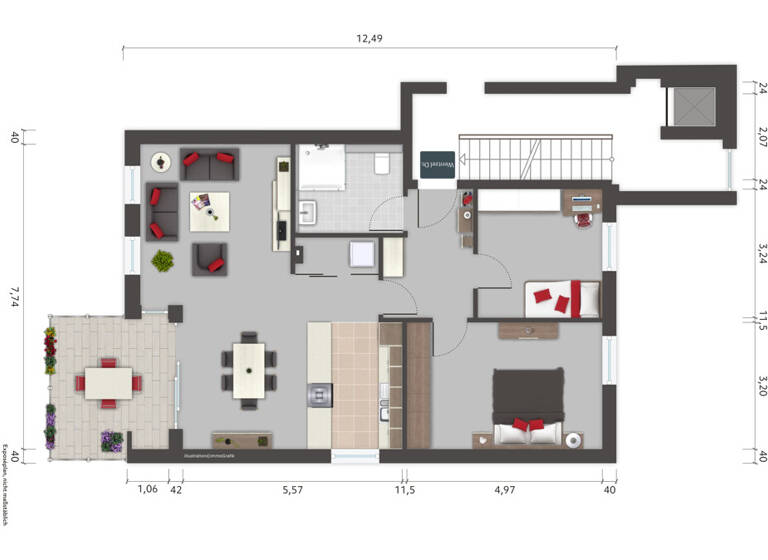 Wohnung zum Kauf 498.000 € 3 Zimmer 84 m² 1. Geschoss Großenbrode 23775