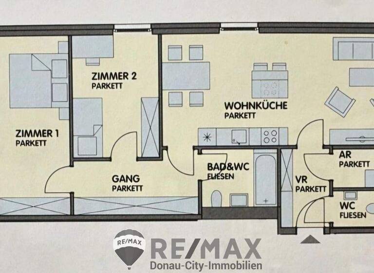 Wohnung zum Kauf 499.000 € 3 Zimmer 85 m² Wien 1100