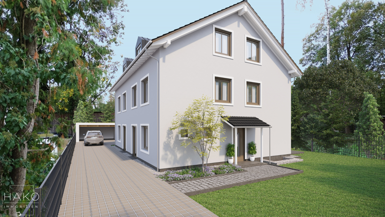 Doppelhaushälfte zum Kauf - Neubau provisionsfrei 1.245.000 € 7 Zimmer 172 m² 195 m² Grundstück frei ab 01.09.2026 Frühlingstraße 14 Baldham Vaterstetten 85598