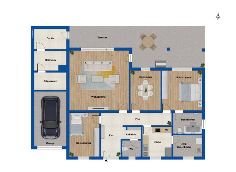 Einfamilienhaus zum Kauf 299.000 € 4 Zimmer 114,6 m² 1.004 m² Grundstück Bark 23826