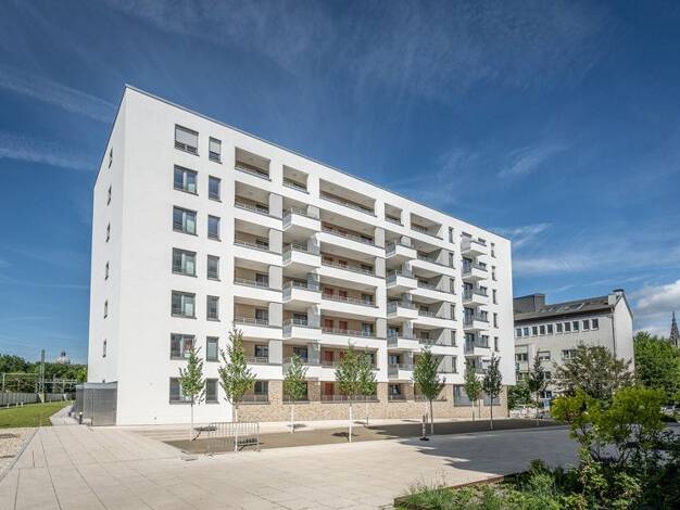 Penthouse zur Miete 833 € 2 Zimmer 54,2 m² 6. Geschoss frei ab 01.09.2025 Von-Hünefeld-Straße 20+22 Stadtmitte Neu-Ulm 89231
