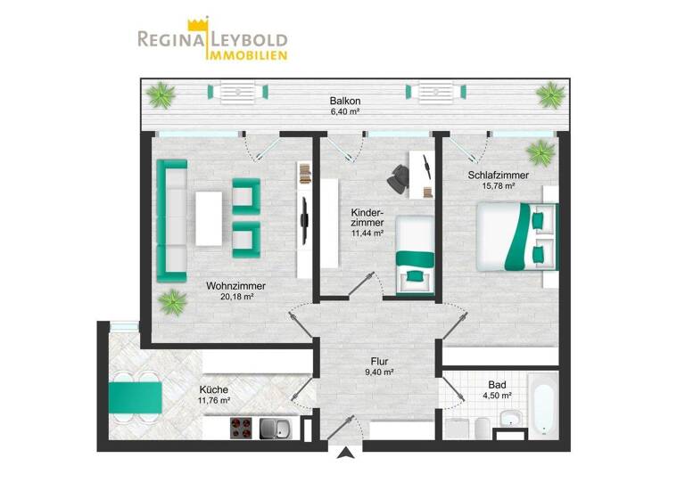 Wohnung zur Miete 800 € 3 Zimmer 79,5 m² 3. Geschoss frei ab 01.04.2026 Coburg 96450