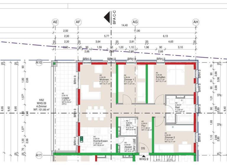 Wohnung zum Kauf provisionsfrei 579.000 € 4 Zimmer 101,7 m² 2. Geschoss Reichenbach Waldbronn 76337