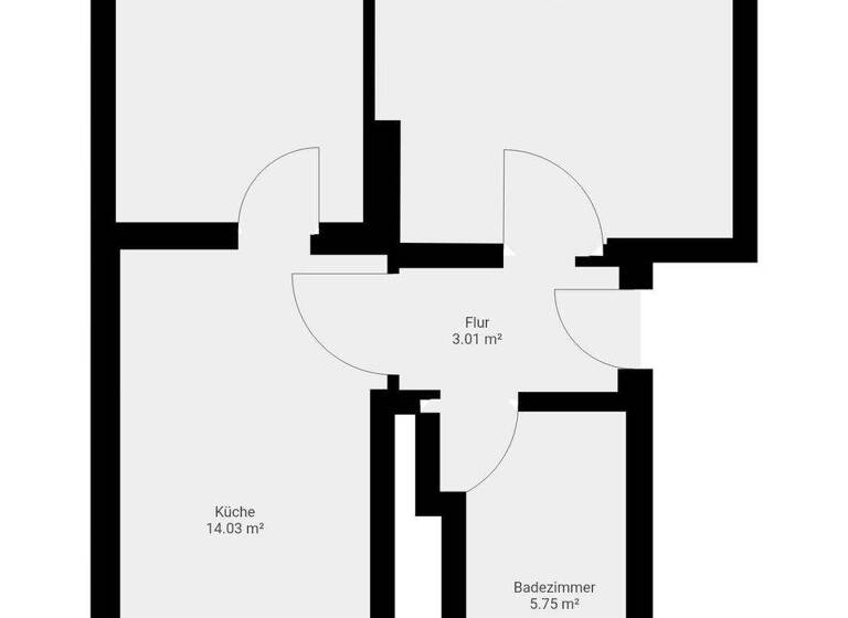 Wohnung zur Miete 466 € 2 Zimmer 52 m² 3. Geschoss frei ab sofort Salinenstraße 37 Ilversgehofen Erfurt 99086