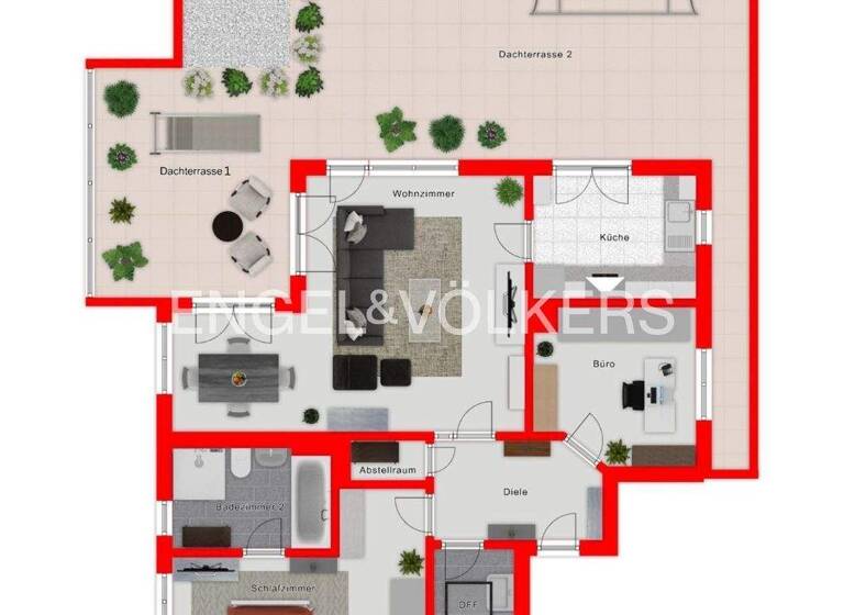 Penthouse zum Kauf 495.000 € 3 Zimmer 101 m² 4. Geschoss Mettmann 40822