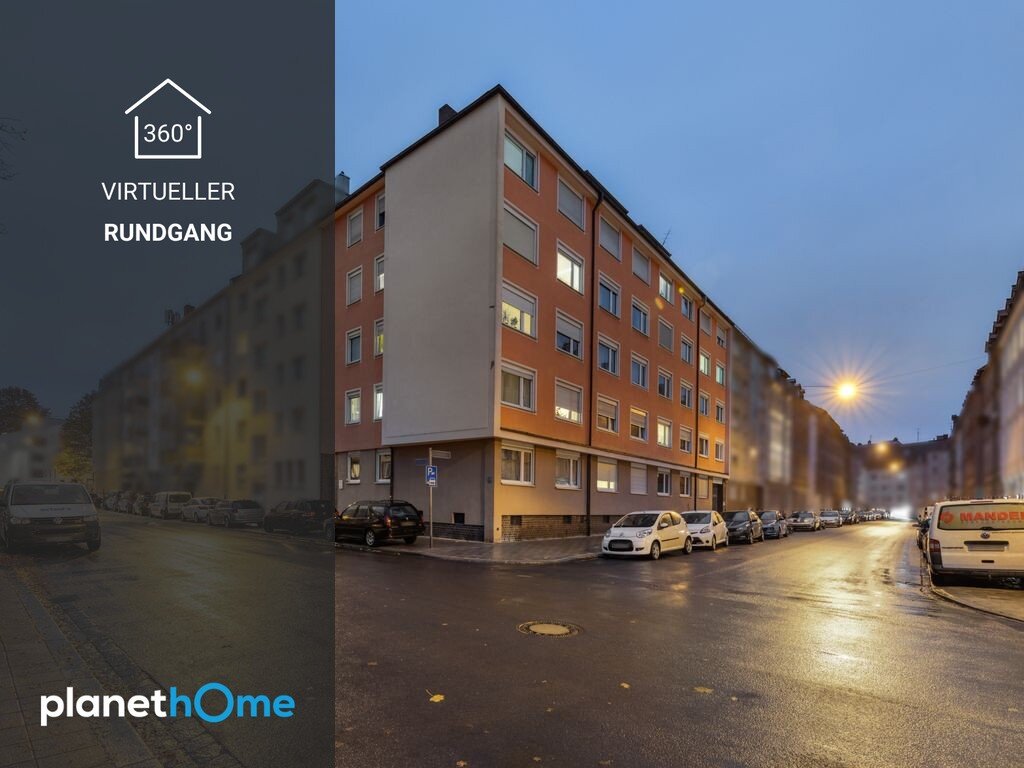 Wohnung zum Kauf 249.000 € 3 Zimmer 62 m²<br/>Wohnfläche Uhlandstraße Nürnberg 90408