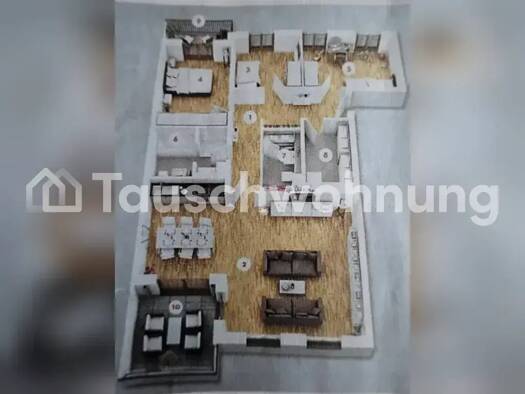 Wohnung zur Miete Tauschwohnung 2.120 € 4 Zimmer 113 m² 3. Geschoss Sachsenhausen Frankfurt am Main 60596