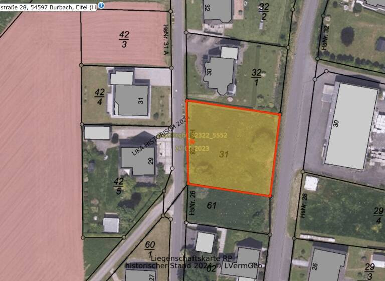 Grundstück zum Kauf 50.000 € 1.100 m² Grundstück Burbach 54597