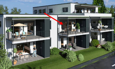Wohnung zur Miete 1.150 € 3 Zimmer 89,8 m² 2. Geschoss frei ab 01.08.2025 Bisingen Bisingen 72406