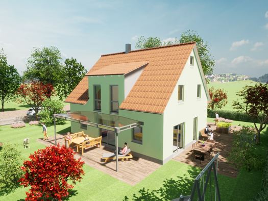 Einfamilienhaus zum Kauf provisionsfrei 384.000 € 5 Zimmer 168 m² 700 m² Grundstück Dentlein Dentlein am Forst 91599