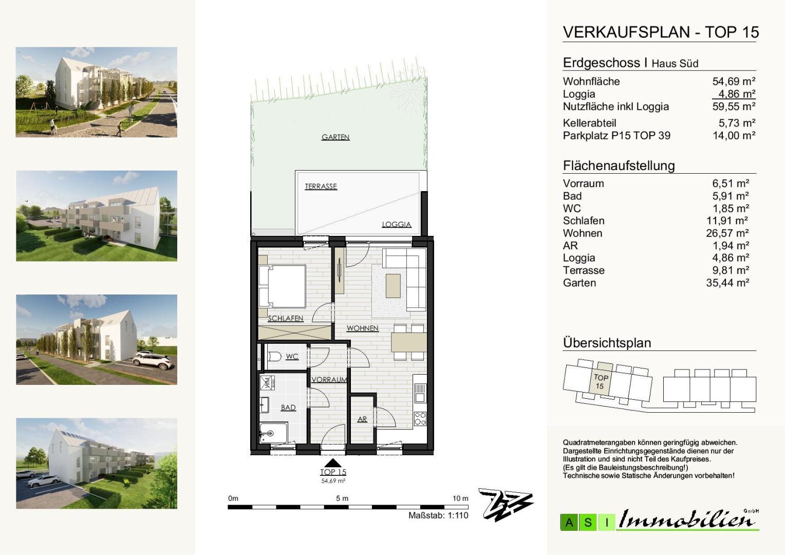 Wohnung zum Kauf 264.310 € 2 Zimmer 54,7 m²<br/>Wohnfläche EG<br/>Geschoss 01.05.2026<br/>Verfügbarkeit Schaffelhoferweg 1, 3 Gallneukirchen 4210