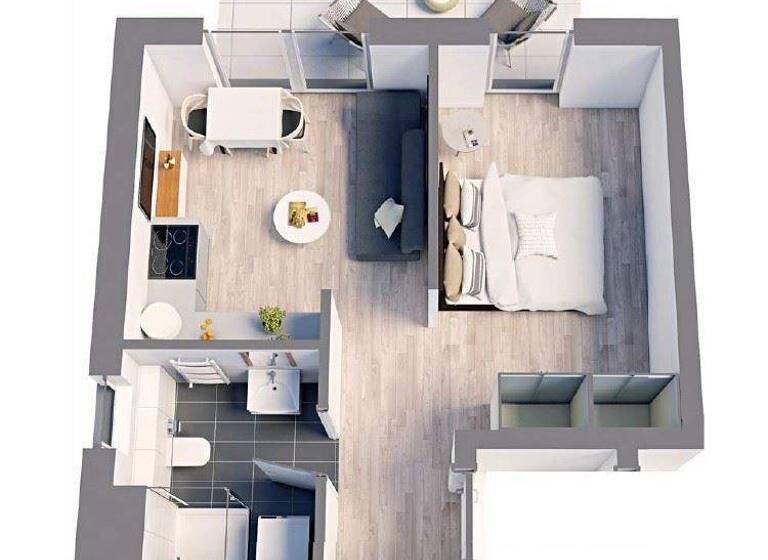 Terrassenwohnung zum Kauf - Neubau provisionsfrei als Kapitalanlage geeignet 371.000 € 2 Zimmer 36,1 m² Partenkirchen Garmisch-Partenkirchen 82467