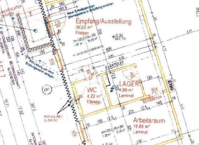 Büro zur Miete 651 € 2,5 Zimmer 64,6 m² Bürofläche Johann Kamper-Ring 4-6 Hart bei Graz 8075