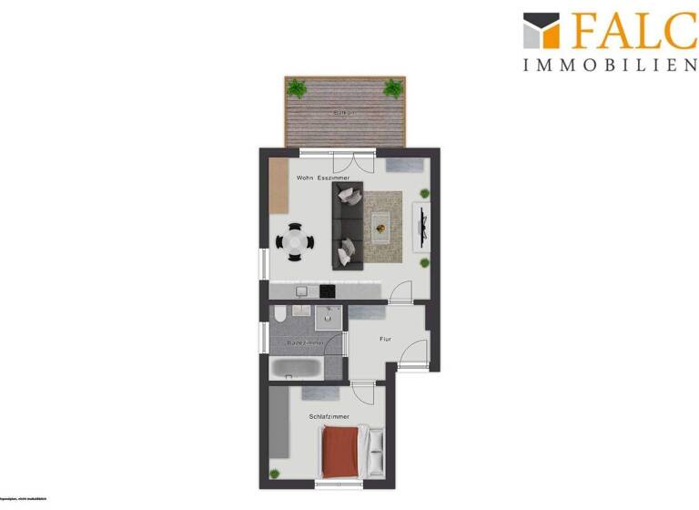 Wohnung zum Kauf 189.000 € 2 Zimmer 62 m² 2. Geschoss Eichwalde 15732