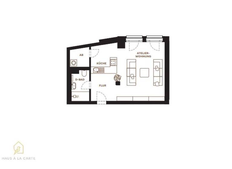 Studio zur Miete 574 € 1 Zimmer 45,9 m² frei ab sofort Barmen Wuppertal 42281