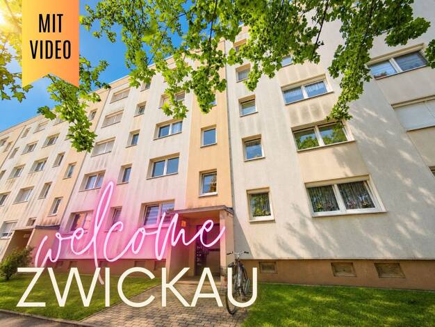 Wohnung zur Miete 342 € 3 Zimmer 57,1 m² 1. Geschoss Karl-Kippenhahn-Straße 23 Mosel Zwickau 08058