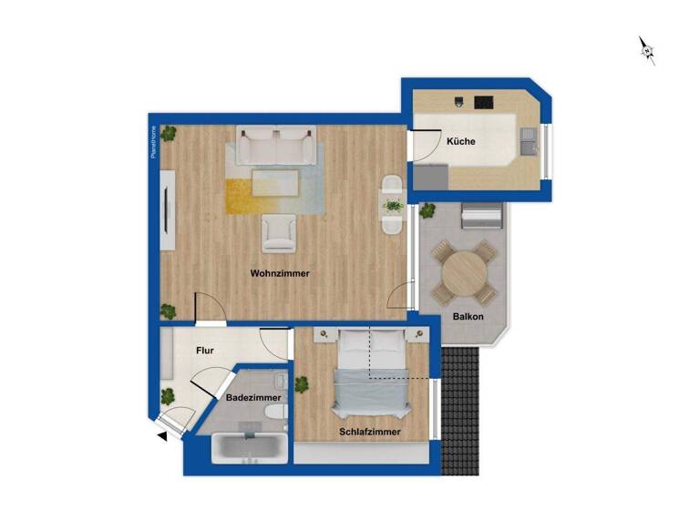 Wohnung zum Kauf 80.000 € 2 Zimmer 47,4 m² 3. Geschoss Itzum Hildesheim 31141