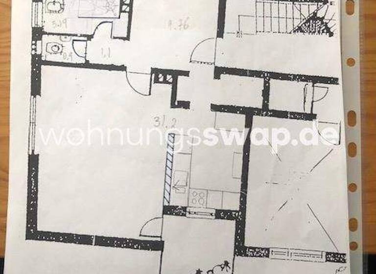 Wohnung zur Miete Tauschwohnung 1.600 € 3 Zimmer 80 m² 4. Geschoss Altstadt-Lehel München 80538